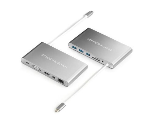 Переходник Hyper HyperDrive Ultimate USB-C Hub for MacBook, PC, USB-C Devices - Space Gray