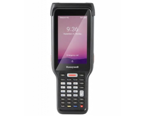 Терминал бора данных Honeywell EDA61K, Numeric, WWAN, 3G/32G, EX20 scan engine, 4'LCD WVGA, ,No camera,  Andriod P GMS, Extend battery, warm swap, SCP prelicensed, Rest of world