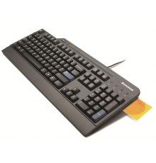 Клавиатура Lenovo USB Keyboard с коннектором smart-карт (Русская/Cyrillic) SДля mart-карт совместимых со стандартом ISO 7816-1, 2, 3 , 4 памяти и микропроцессров smart cards (T=0 and T=1)                                                               