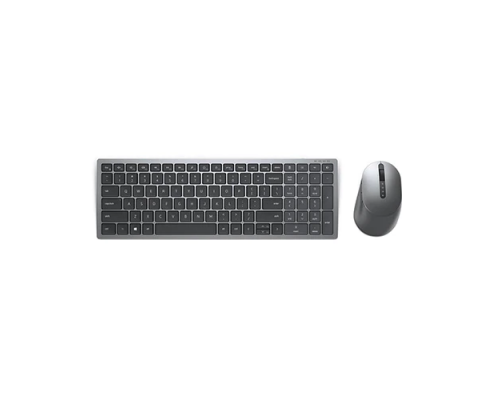 Комплект из клавиатуры и мыши Dell Keyboard+mouse KM7120W Wireless, для нескольких устройств