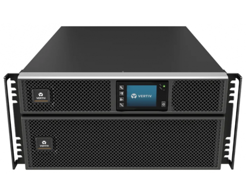 ИБП Vertiv Liebert GXT5 1ph UPS, 6kVA, входной разъем проводной, 5U, output – 230V, hardwired, группы выходных разъёмов (6)C13 & (2)C19