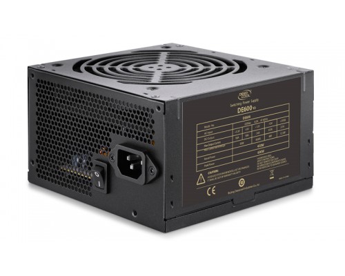 Блок питания для настольного компьютера Deepcool Explorer DE600 (ATX 2.31, 600W, PWM 120-mm fan, Black case) RET