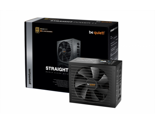 Блок питания для настольного компьютера be quiet! STRAIGHT POWER 11 550W / ATX 2.4 / Active PFC / 80+ GOLD / 2xPCIE6+2pin / 135mm fan / CM / BN281 / RTL