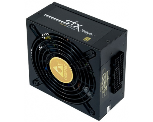 Блок питания для настольного компьютера Chieftec Smart SFX-500GD-C (ATX 2.3, 500W, SFX, Active PFC, 120mm fan, 80 PLUS GOLD, Full Cable Management) Retail