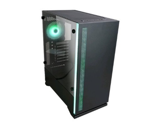 Корпус настольного ПК ZALMAN S5, ATX, BLACK, WINDOW, 2xCOMBO (3.5