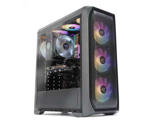 Корпус настольного ПК ZALMAN N5 MF, ATX, BLACK, WINDOW, 1x5.25