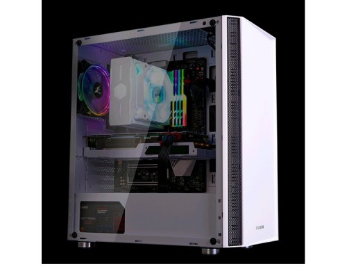 Корпус настольного ПК ZALMAN R2, ATX, WHITE, WINDOW, 2x3.5