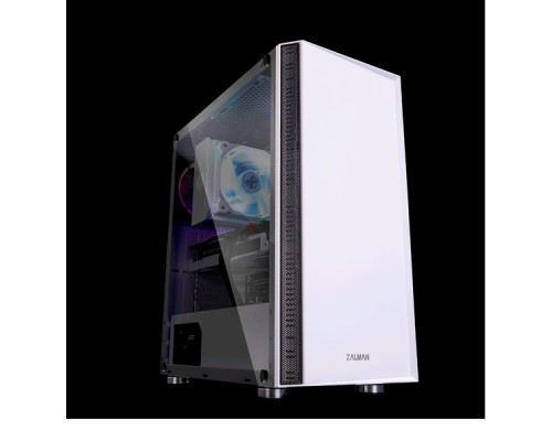 Корпус настольного ПК ZALMAN R2, ATX, WHITE, WINDOW, 2x3.5