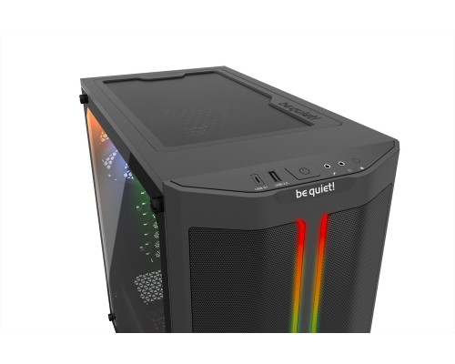 Корпус настольного ПК be quiet! PURE BASE 500DX BLACK / midi-tower, ATX, tempered glass / 3x 140mm fans inc. / BGW37