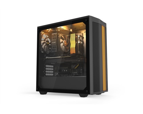 Корпус настольного ПК be quiet! PURE BASE 500DX BLACK / midi-tower, ATX, tempered glass / 3x 140mm fans inc. / BGW37