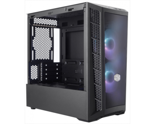 Корпус настольного ПК Cooler Master MasterBox MB311L, 2xUSB3.0, 2x120 ARGB Fan, w/o PSU, Black, mATX