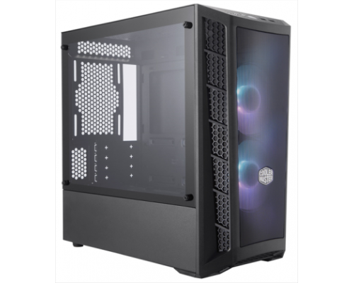 Корпус настольного ПК Cooler Master MasterBox MB311L, 2xUSB3.0, 2x120 ARGB Fan, w/o PSU, Black, mATX