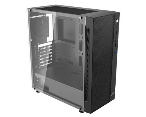 Корпус настольного ПК Deepcool MATREXX 55 MESH 2F без БП, боковое окно (закаленное стекло), 2x120mm PWM Fan, черный, ATX