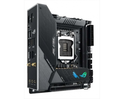 Материнская плата ASUS ROG STRIX Z490-I GAMING, LGA1200, Z490, 2*DDR4 , DP+HDMI, SATA3 + RAID, Audio, 2,5Gb LAN, USB 3.2*9, USB 2.0*4, mITX ; 90MB13A0-M0EAY0