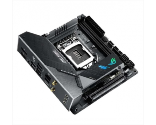 Материнская плата ASUS ROG STRIX Z490-I GAMING, LGA1200, Z490, 2*DDR4 , DP+HDMI, SATA3 + RAID, Audio, 2,5Gb LAN, USB 3.2*9, USB 2.0*4, mITX ; 90MB13A0-M0EAY0