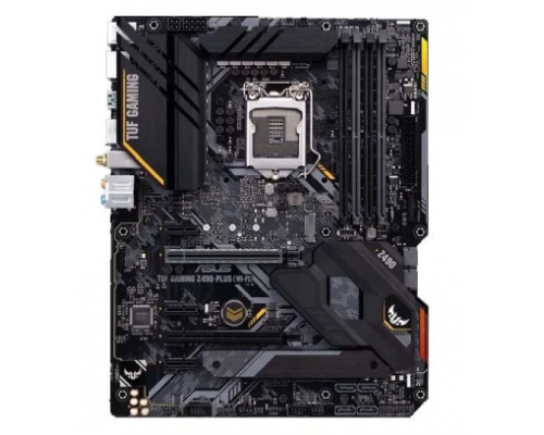 Материнская плата ASUS TUF GAMING Z490-PLUS, LGA1120, Z490, 4*DDR4, DP+HDMI, CrossFireX, SATA3 + RAID, Audio, Gb LAN, USB 3.2*8, USB 2.0*2, COM*1 header (w/o cable), ATX ; 90MB1340-M0EAY0