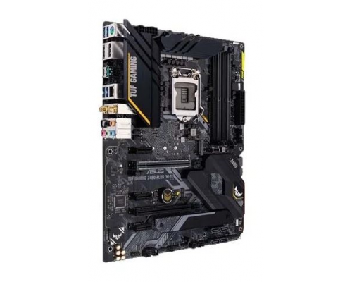 Материнская плата ASUS TUF GAMING Z490-PLUS, LGA1120, Z490, 4*DDR4, DP+HDMI, CrossFireX, SATA3 + RAID, Audio, Gb LAN, USB 3.2*8, USB 2.0*2, COM*1 header (w/o cable), ATX ; 90MB1340-M0EAY0