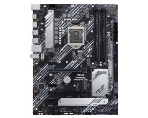 Материнская плата ASUS PRIME H470-PLUS, LGA1200, H470, 4*DDR4,  HDMI+DP, CrossFireX, SATA3 + RAID, Audio, Gb LAN, USB 3.2*8, USB 2.0*7, COM*1 header (w/o cable), ATX ; 90MB1360-M0EAY0