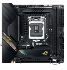 Материнская плата ASUS ROG STRIX B460-I GAMING, LGA1200, B460, 2*DDR4, HDMI+DP, SATA3 + RAID, Audio, Gb LAN, USB 3.2*9, USB 2.0*3, COM*1 header (w/o cable), mITX ; 90MB13X0-M0EAY0                                                                       