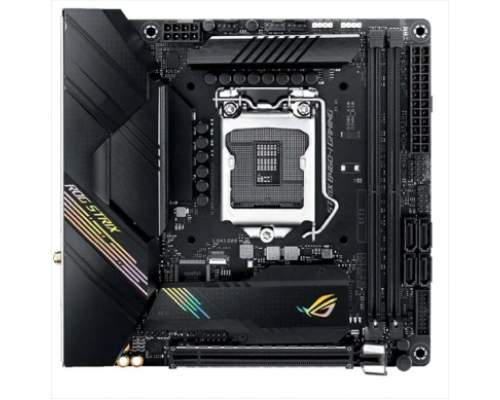 Материнская плата ASUS ROG STRIX B460-I GAMING, LGA1200, B460, 2*DDR4, HDMI+DP, SATA3 + RAID, Audio, Gb LAN, USB 3.2*9, USB 2.0*3, COM*1 header (w/o cable), mITX ; 90MB13X0-M0EAY0