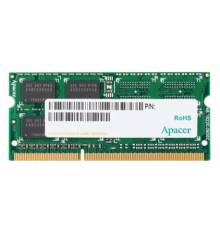Оперативная память Apacer  DDR3   4GB  1600MHz SO-DIMM (PC3-12800) CL11 1.5V (Retail) 512*8 (AS04GFA60CATBGC/DS.04G2K.KAM)                                                                                                                                
