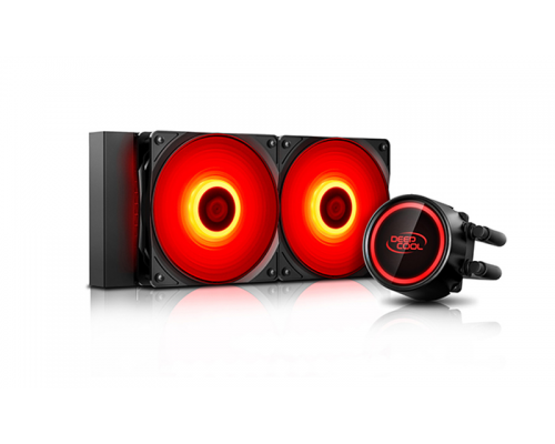 Водяное охлаждение процессора Deepcool GAMMAXX L240T RED