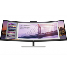 Монитор HP S430c 43.4 Curved Ultrawide Monitor 3840x1200, IPS, 350 cd/m2, 3000:1, 5ms, HDMI, DP, 100w USB Type-C, USB 3.1, webcam, height, Black&Silver                                                                                                   