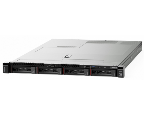 Сервер Lenovo TCH ThinkSystem SR250 Rack 1U,Xeon E-2276G 6C(3.8GHz 12MB/80W),1x16GB/2666MHz/2R/UDIMM,noHDD(upto 8/10) SFF,SW RAID,2xGbE,1x450W(upto 2),1x2.8m p/c,XCCStandard
