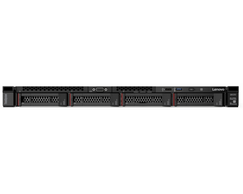 Сервер Lenovo TCH ThinkSystem SR250 Rack 1U,Xeon E-2276G 6C(3.8GHz 12MB/80W),1x16GB/2666MHz/2R/UDIMM,noHDD(upto 8/10) SFF,SW RAID,2xGbE,1x450W(upto 2),1x2.8m p/c,XCCStandard