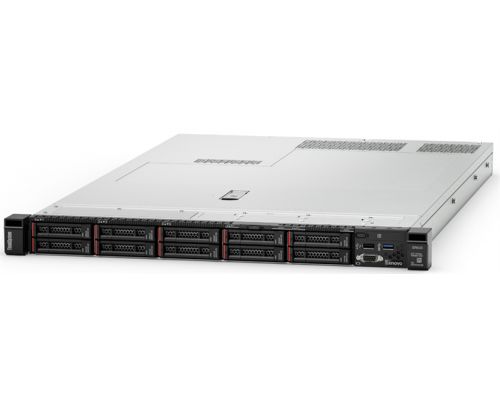 Сервер Lenovo TCH ThinkSystem SR630 Rack 1U,1xXeon 4210R 10C(2.4GHz/13.75MB/100W),32GB/2Rx4/2933MHz/1.2V RDIMM,noHDD  SFF(upto8/10),SR930-8i(2GBFlash),noDVD,noGBE,1xPCI8x/16x,1x750Wps(upto2),XCCEnterpr