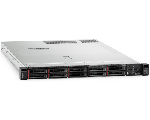 Сервер Lenovo TCH ThinkSystem SR630 Rack 1U,1xXeon 4210R 10C(2.4GHz/13.75MB/100W),32GB/2Rx4/2933MHz/1.2V RDIMM,noHDD  SFF(upto8/10),SR930-8i(2GBFlash),noDVD,noGBE,1xPCI8x/16x,1x750Wps(upto2),XCCEnterpr