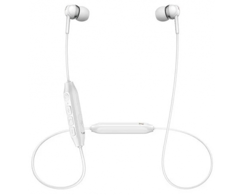 Внутриканальные Bluetooth наушники с микрофоном, Sennheiser CX 350 BT  White, 17 - 20000 Гц, Bluetooth 5.0, кодек ААС, aptX, aptX LL, время работы до 10 ч, зарядка USB-С, Sennheiser Smart Control