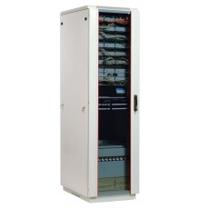 Шкаф телекоммуникационный напольный 47U (800х800) дверь стекло (3 места), [ ШТК-М-47.8.8-1ААА ]                                                                                                                                                           