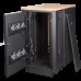 Шкаф LANMASTER SOUNDPROOF звукоизолированный 24U 750x1130 мм, отделка под дерево, цвет лиственница