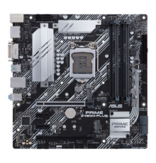 Материнская плата ASUS PRIME Z490M-PLUS, LGA1200, Z490, 4*DDR4, HDMI+DVI+DP, CrossFireX, SATA3 + RAID, Audio, Gb LAN, USB 3.2*8, USB 2.0*6, COM*1 header (w/o cable), mATX ; 90MB12W0-M0EAY0                                                              