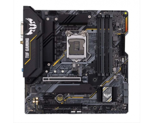 Материнская плата ASUS TUF GAMING B460M-PLUS (WI-FI), LGA1200, B460, 4*DDR4, DP+DVI+HDMI, CrossFireX, SATA3 + RAID, Audio, Gb LAN, USB 3.2*6, USB 2.0*6, COM*1 header (w/o cable), mATX ; 90MB1440-M0EAY0