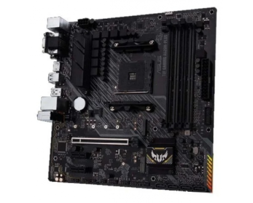 Материнская плата ASUS TUF GAMING A520M-PLUS, Socket AM4, A520, 4*DDR4,  D-Sub+DVI+HDMI, SATA3 + RAID, Audio, Gb LAN, USB 3.2*7, USB 2.0*5, COM*1 header (w/o cable), mATX ; 90MB14Y0-M0EAY0