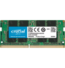 Память для ноутбука Crucial by Micron  DDR4  16GB 2666MHz SODIMM  (PC4-21300) CL19 1.2V (Retail)                                                                                                                                                          