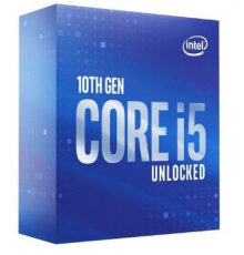 Процессор CPU Intel Core i5-10600K (4.1GHz/12MB/6 cores) LGA1200 BOX, TDP 125W, max 128Gb DDR4-2666,  BX8070110600KSRH6R                                                                                                                                  