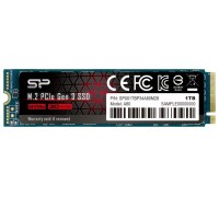 Накопитель SSD NVMe внутренний Solid State Disk Silicon Power P34A80 1Tb PCIe Gen3x4 M.2 PCI-Express (PCIe) SP001TBP34A80M28                                                                                                                              
