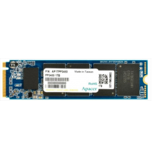 Накопитель SSD NVMe внутренний Apacer SSD Professional NAS PP3480 1Tb SSD NAS M2.2280 PCIe Gen3x4, R2500/W2100 Mb/s, IOPS 210/390K, MTBF 2M, 3D TLC, 2000TBW, Retail  (AP1TPP3480-R)                                                                      