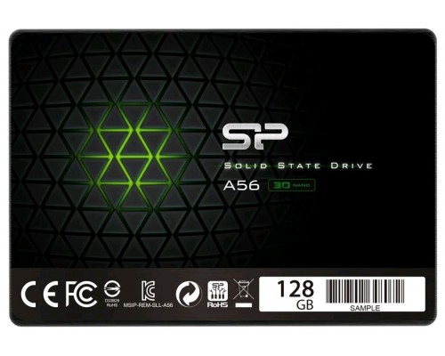 Накопитель Solid State Disk Silicon Power Ace A56 128Gb SATA-III 2,5”/7мм SP128GBSS3A56B25