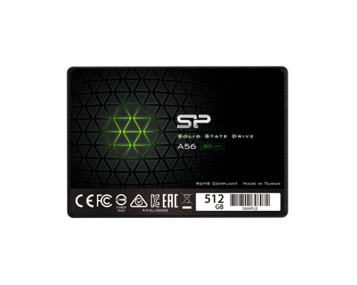 Накопитель Solid State Disk Silicon Power Ace A56 512Gb SATA-III 2,5”/7мм SP512GBSS3A56A25