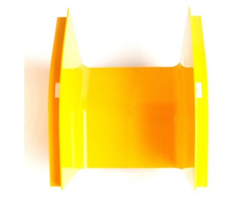Внешний изгиб 45° оптического лотка 120 мм, желтый