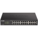 Коммутатор (switch) D-Link DGS-1100-24V2/A1A, L2 Smart Switch with 24 10/100/1000Base-T ports.8K Mac address, 802.3x Flow Control, 802.3ad Link Aggregation, Port Mirroring, 128 of 802.1Q VLAN, VID range 1-4094, Loopbac