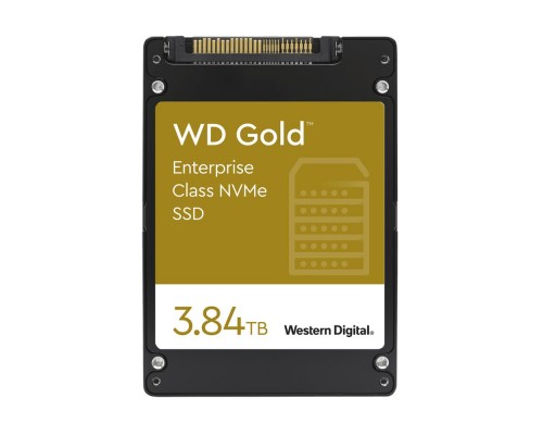 Жесткий диск SSD PCIE 3.84TB U.2 GOLD WDS384T1D0D WDC