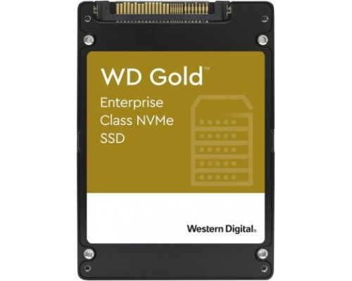 Жесткий диск SSD  PCIE 7.68TB U.2 GOLD WDS768T1D0D WDC