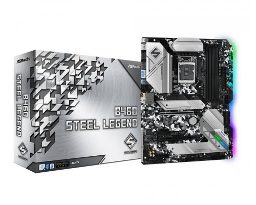 Материнская плата B460 S1200 ATX B460 STEEL LEGEND ASROCK