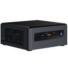 Неттоп Intel NUC 8 Home,  Mini PC with Win 10 QuadCore i5-8259U 2.3 GHz – 3.8 GHz Turbo, 1TB HDD, 16GB Intel Optane Memory, 4GB RAM, w/ EU cord, single pack, Windows 10                                                                                  