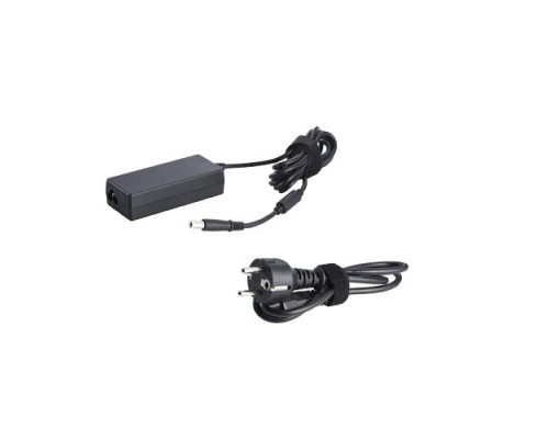 Зарядное устройство Dell Power Supply European 65W AC Adapter with power cord (Latitude 6430u,3330,Vostro 2421,2521)